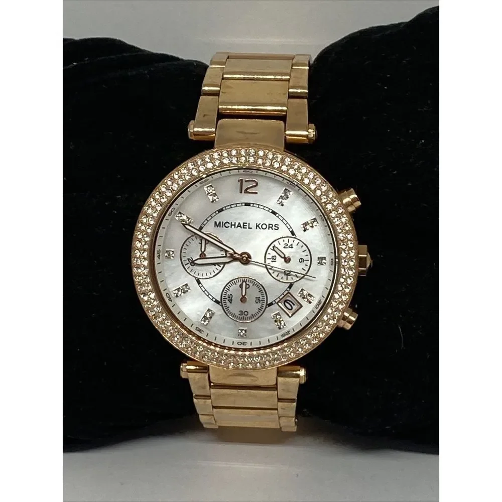Michael Kors Parker MK5491 Womens Stainless Steel Analog Dial Quartz Watch WO349